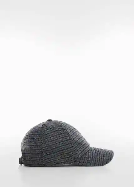 Gorra Tartan Gris Talla 99 Niña Mango