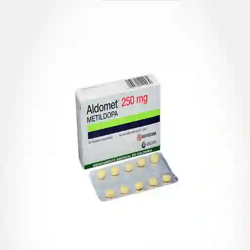 Aldomet Aspen Colombiana 250 Mg 30 Tabletas