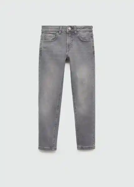 Jean Slim Tejano Gris Talla 13 Niños Mango