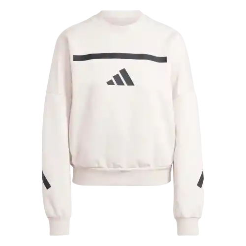 Adidas Chaqueta W Z. N. E. Swt Lifestyle de Mujer Blanco Talla M