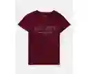 Camiseta Mujer Vinotinto Talla Small American Eagle