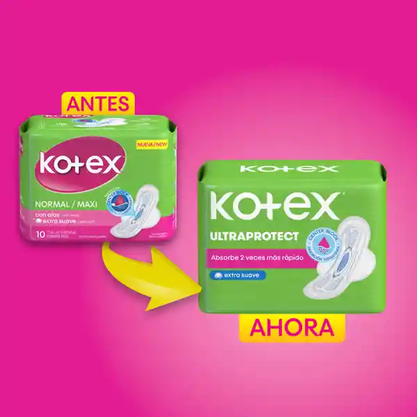 Toalla Femeninas Kotex Normal 10 Und