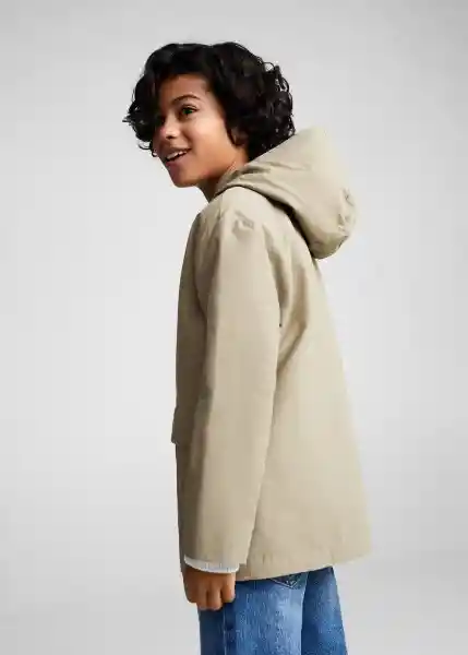 Abrigo Parka Sergio Topo Talla 13 Niños Mango