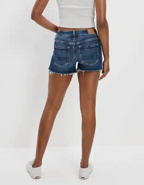 Short Mujer Azul Talla 6 400381712118 American Eagle