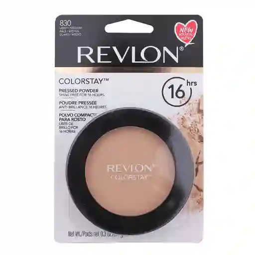 Revlon Polvo Compacto Color Stay Tono 830 Light Medium