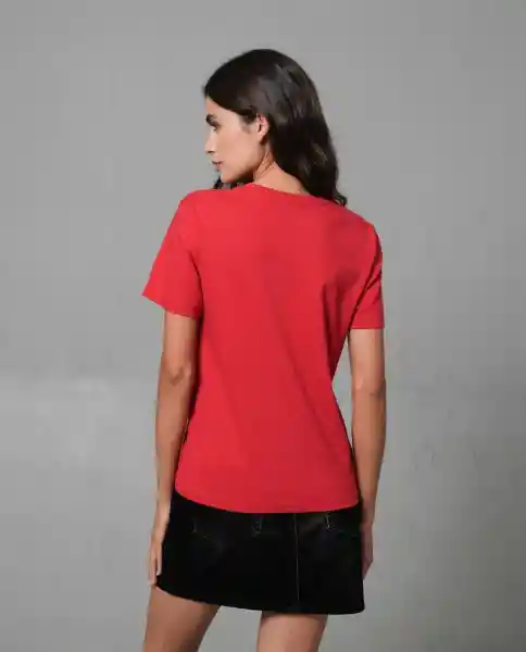 Camiseta Mujer Rojo XL 202G019_ROJ181657 Rifle
