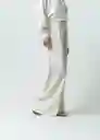 Pantalón Yaiza Mujer Crudo Marfil Claro Talla 12 032G309 Naf Naf