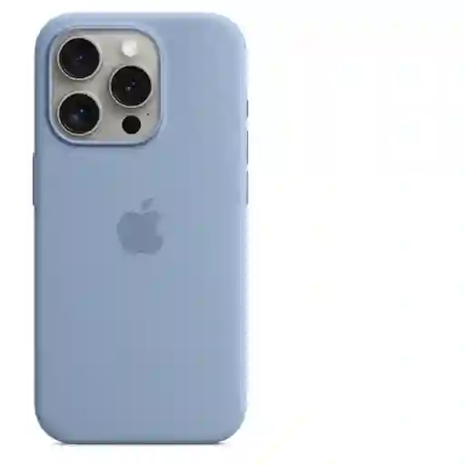 Apple Funda de Silicona Magsafe para iPhone 15 Pro Azul Invierno