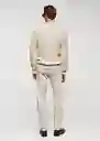 Buzo Jersey Carbonel Piedra Talla XXL Hombre Mango