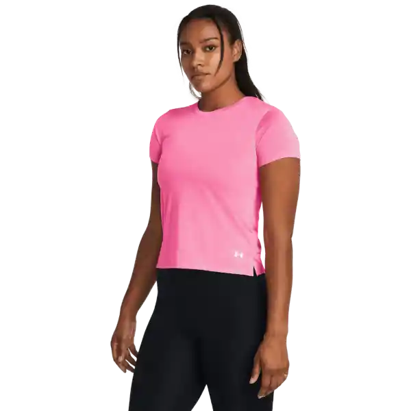 Under Armour Camiseta Launch Rosado Mujer Talla LG