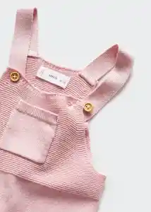 Enterizo Peto Brest 6 Rosa Pastel Talla 63 Niños Mango