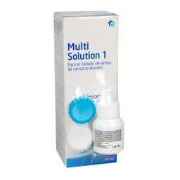 Multi Solution 1 Solución Limpiadora para Lentes