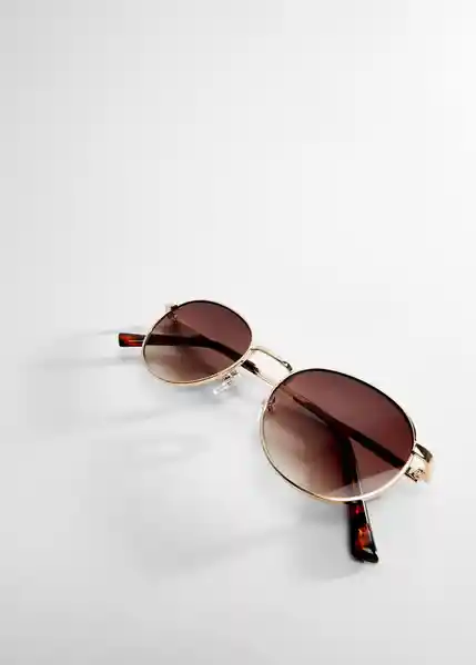 Gafas de Sol Brooklyn Oro Talla 99 Mujer Mango