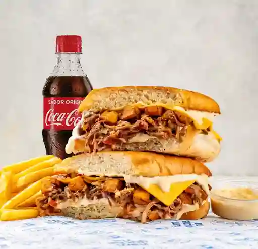 Desmechao' + Papas + Bebida