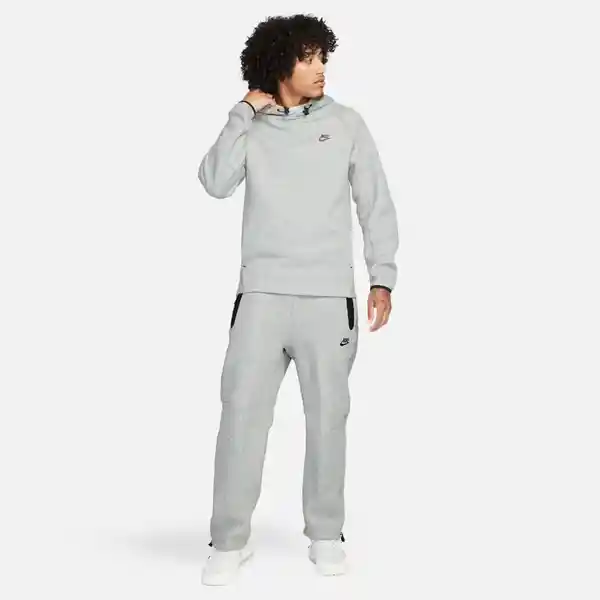 Nike Chaqueta Tch Flc Po Para Hombre Gris Talla M