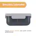 Contenedor de Alimentos 2 Compartimentos Cool Style Gris Miniso