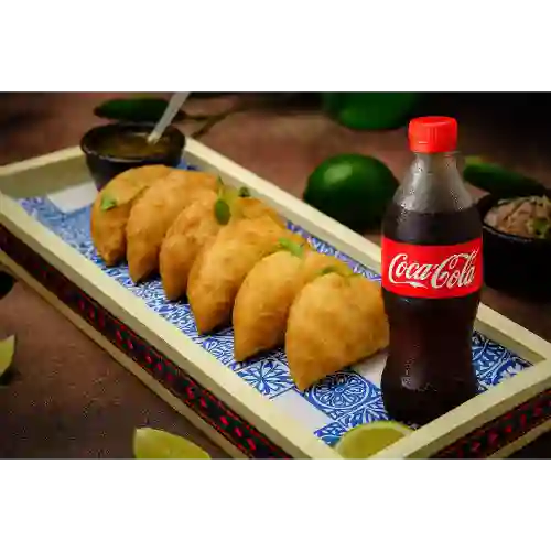 Empanadas Mexicanas de Carne 6x + Bebida