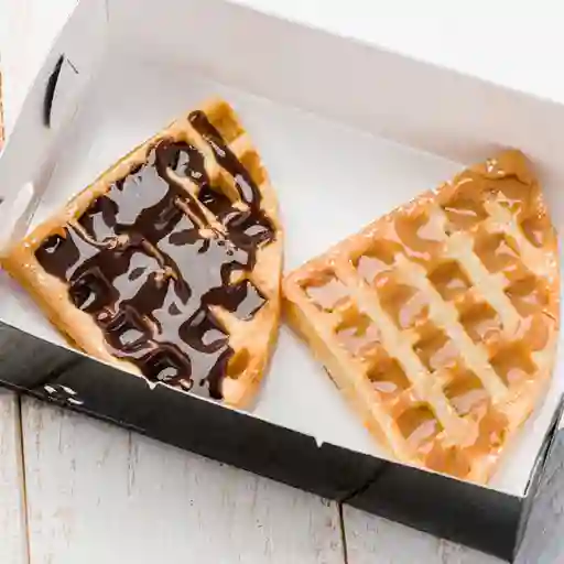 Mini Waffle Arequipe y Chocolate