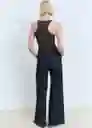 Top Chloe Antracita Talla XS Mujer Mango