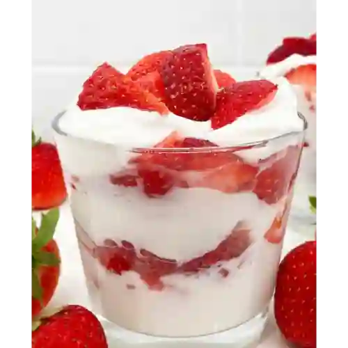 Fresas con Crema 12 Onzas