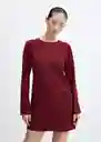 Vestido Rombus Blood Talla L Mujer Mango