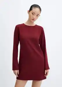 Vestido Rombus Blood Talla L Mujer Mango