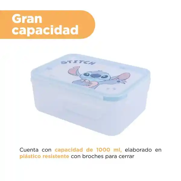 Tupper de Alimentos Serie Stitch 1000 mL Miniso