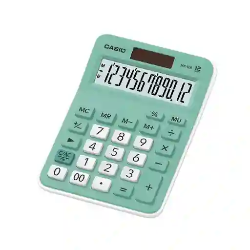 Casio Calculadora Mx-12b-Gn-W-Dc