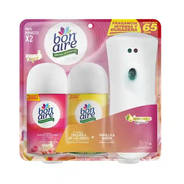 Bonaire Ambientador Aerosol Dosificador Automático + Repuesto