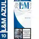 L&M Blue​ x 10 Cigarrillos