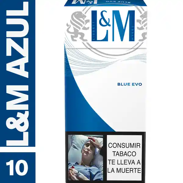 L&M Blue​ x 10 Cigarrillos