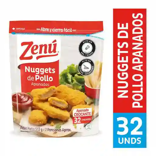 Zenú Nuggets de Pollo Apanados Crocante