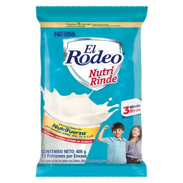 Alimento lácteo EL RODEO Nutri-Rinde x 405g