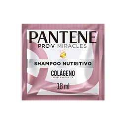 Shampoo sin sal' Pantene Pro-V Miracles Colageno Nutre y Revitaliza Nutritivo Champu 18 ml