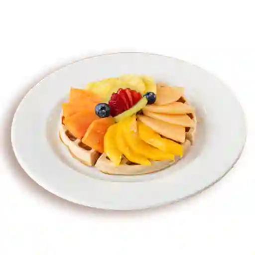 Waffle con Fruta