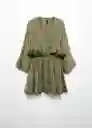 Vestido Doris Khaki Talla M Mujer Mango