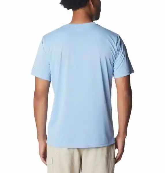 Columbia Camiseta Hike Crew Hombre Azul M 1990391430