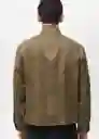 Chaqueta Anton Khaki Talla S Hombre Mango