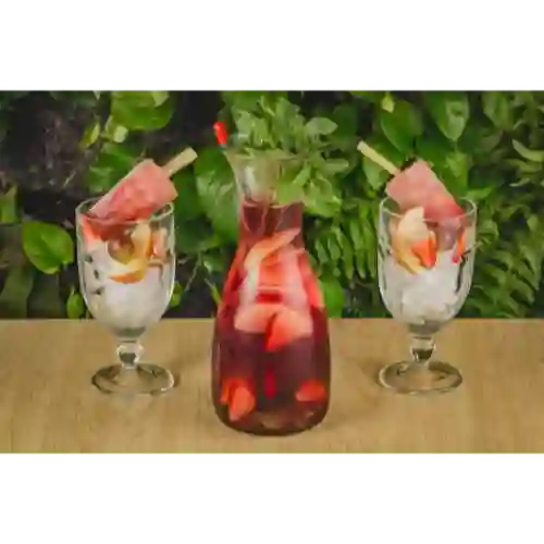 Sangría rosé sin paletas