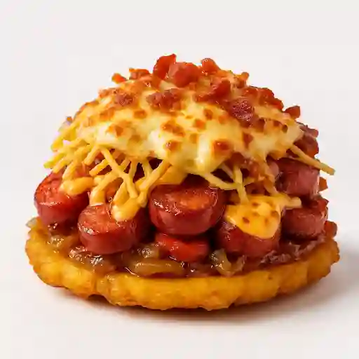 Patacon Pisao de Chorizo Ahumado