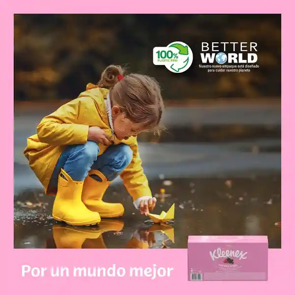 Pañuelos Faciales Kleenex Aromas Frutos Rojos 80 Und