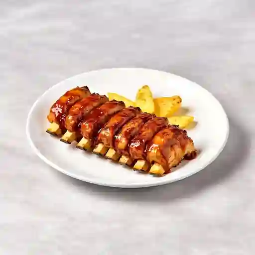 Costilla de cerdo en bbq de guayaba