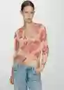 Blusa Cristal Crudo Talla S Mujer Mango