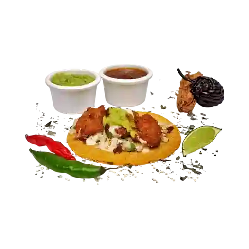 Taco Camarones Apanados +Fuzetea Mango Manzanilla 400ml