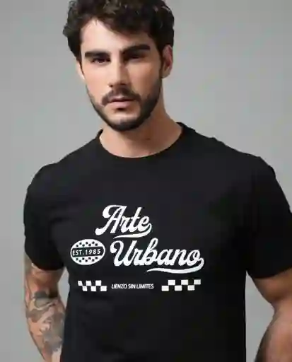 Camiseta Hombre Negro S 103G001_NEG194007 Rifle