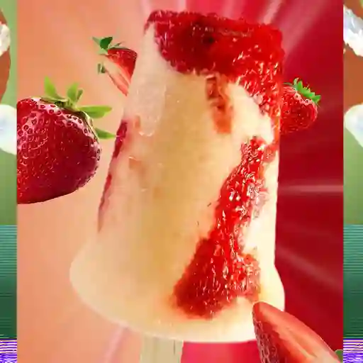 Fresas crema