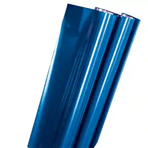 El Tío Papel de Regalo Metalizado Azul