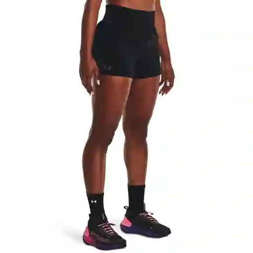 Under Armour Short Run Stamina 3 Para Mujer Negro Talla LG