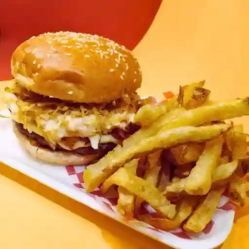 Hamburguesa nikyburger en combo