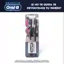 Cepillo de Dientes Suave Oral-B Indicator Black Charcoal con cerdas de Carbón Activado Purifica Delicadamente Cerdas Indicadoras de Recambio 2 Unidades